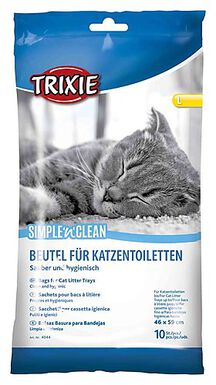 Trixie - Simple'n'Clean sachets pour bacs à litière, L, 10 Pcs