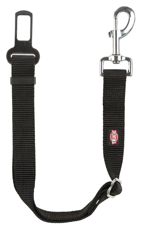 Trixie - Ceinture de Sécurité Noir pour Harnais Voiture -  (45/70 cm/25 mm) Image numéro 1 Trixie - Ceinture de Sécurité Noir pour Harnais Voiture -  (45/70 cm/25 mm) Image numéro 1