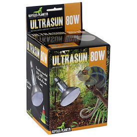 Reptiles Planet - Ampoule Chauffante Ultrasun UV-B pour Reptiles - 80W