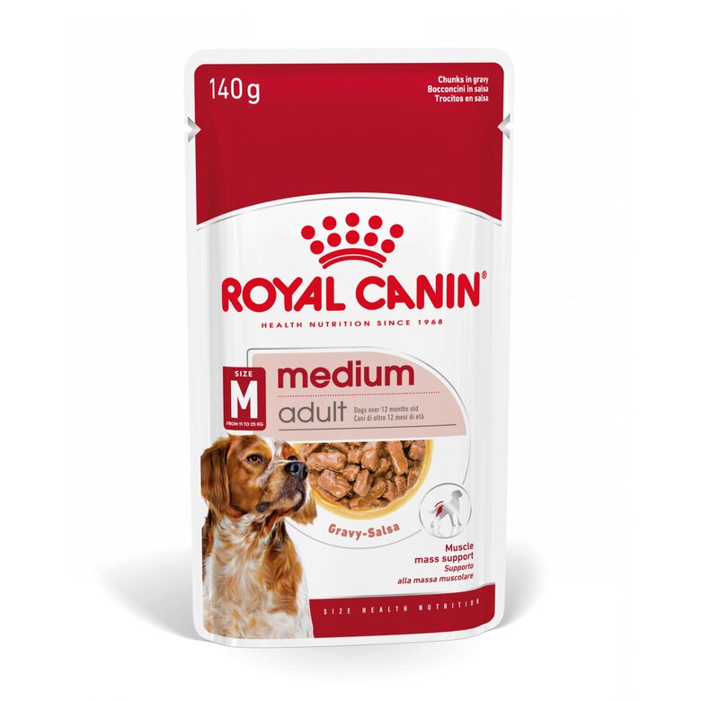 Royal Canin - Sachet Fraicheur Medium Adult En Sauce Pour Chiens - 10x140g Image numéro 2 Royal Canin - Sachet Fraicheur Medium Adult En Sauce Pour Chiens - 10x140g Image numéro 2