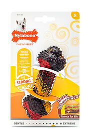 Nylabone - Jouet à Mâcher Bacon Cheeseburger Strong Chew
