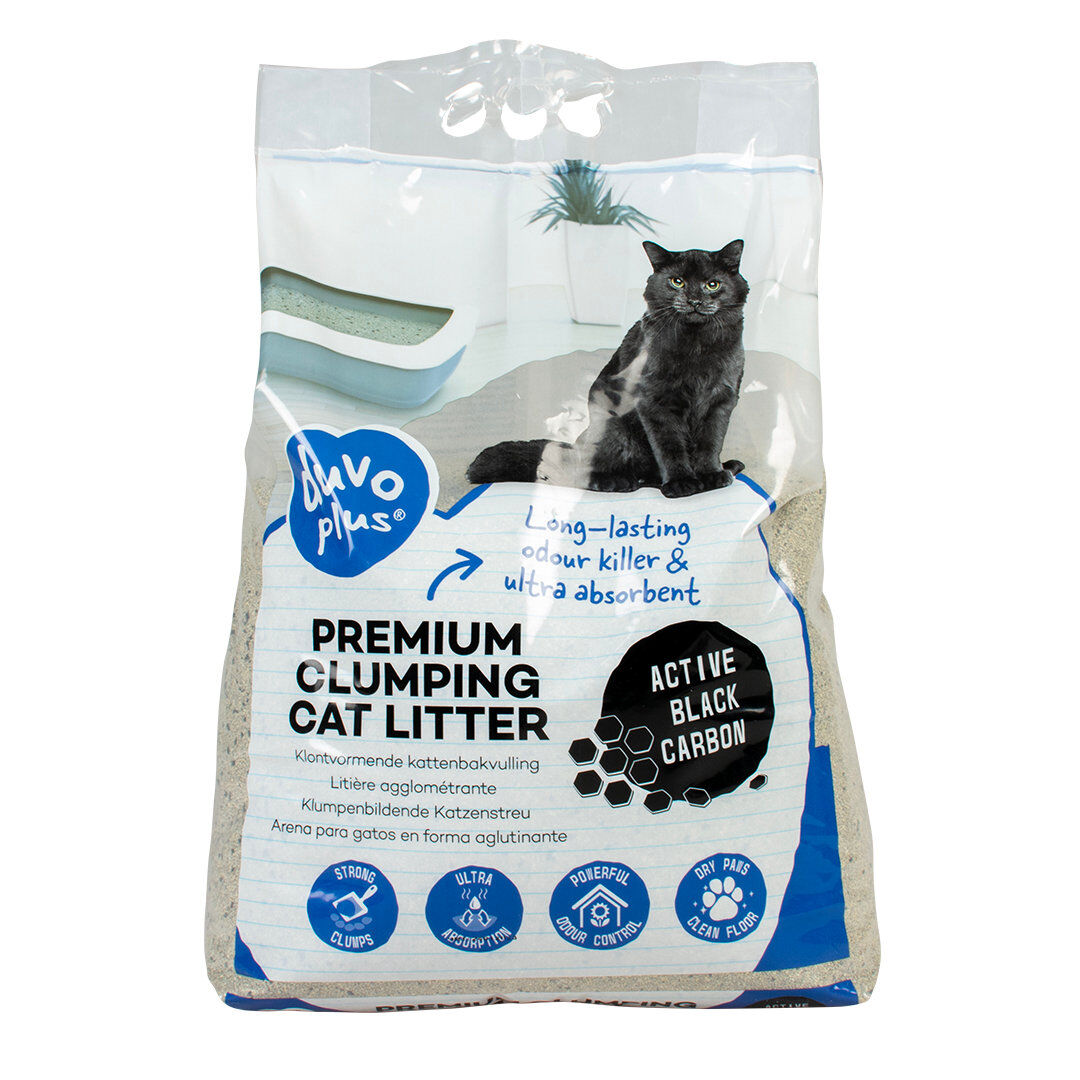 Duvoplus - Liti&egrave;re White Sensitive Black Carbon pour Chats - 12kg Image num&eacute;ro 1