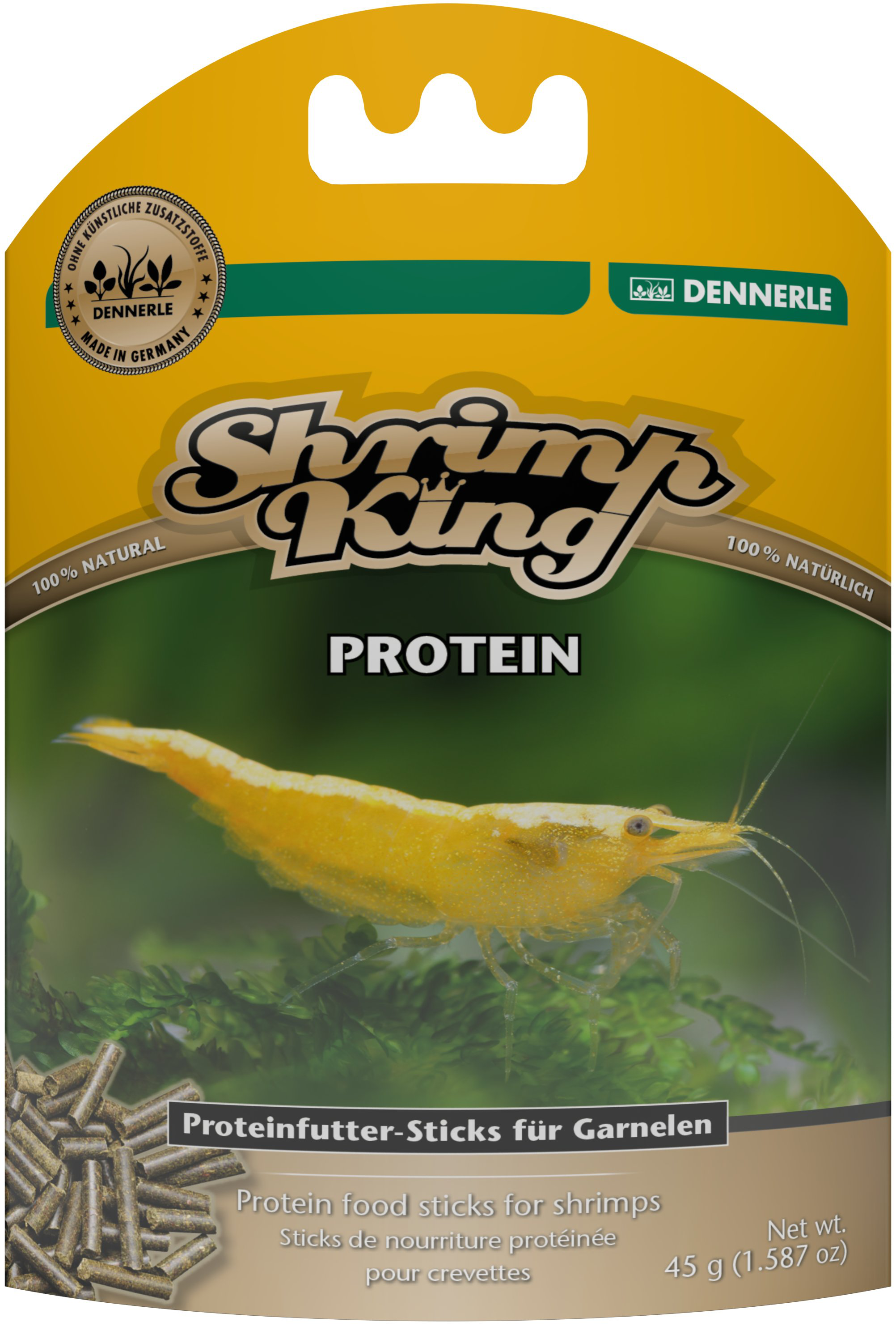Dennerle - Aliment Prot&eacute;in&eacute; Shrimp King Protein pour Crevettes - 45g Image num&eacute;ro 1