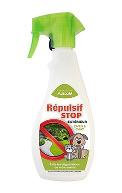 Essentiel - Répulsif Extérieur STOP en Spray pour Chien et Chat - 500ml