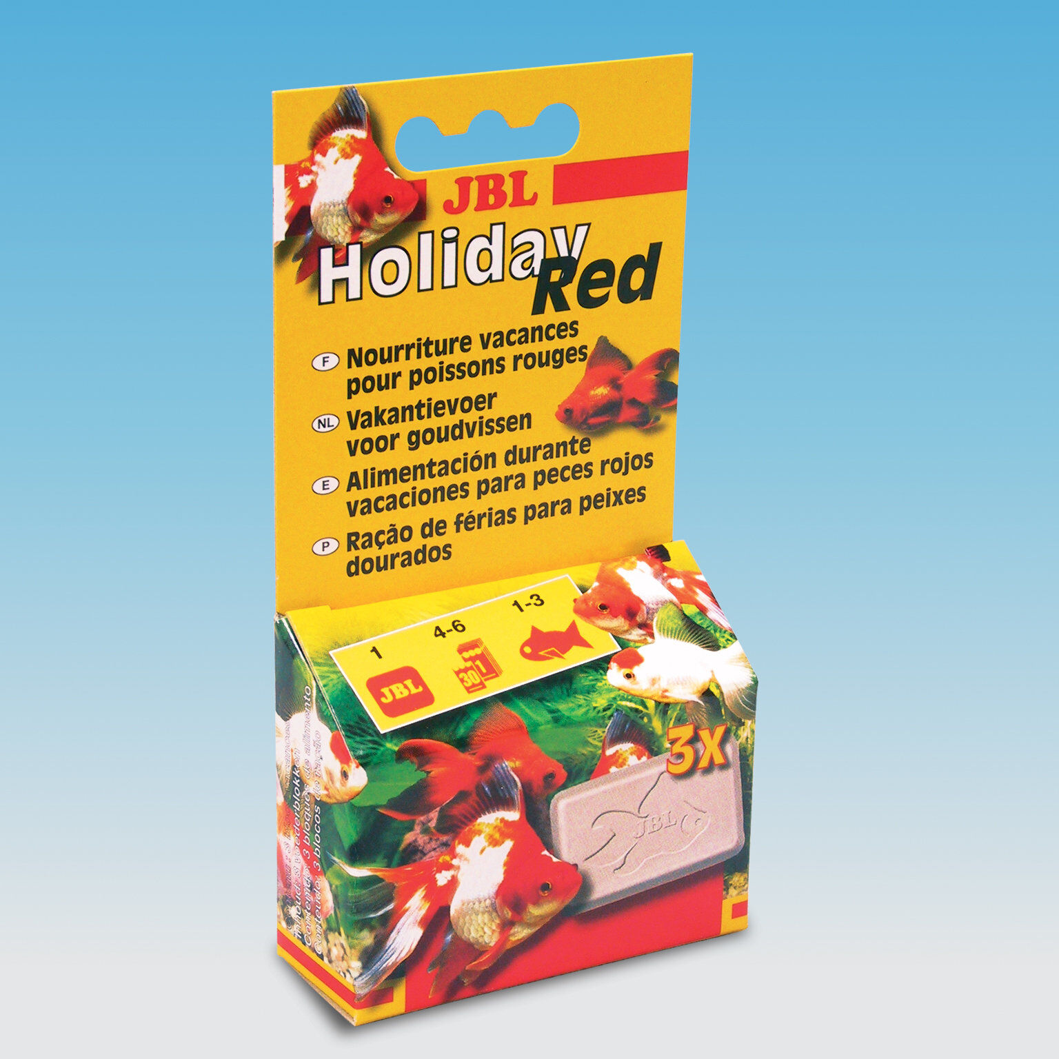 JBL - Nourriture Vacances Holiday Red pour Poisson Rouge Image num&eacute;ro 1
