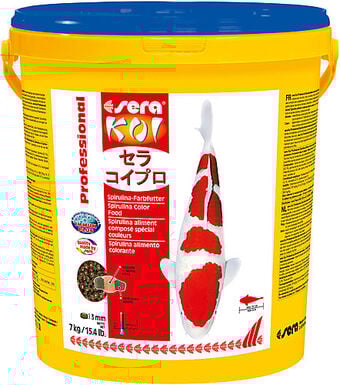 Sera - Aliment Couleurs Koi Professional Spirulina pour Koï - 7Kg