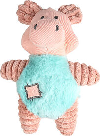 Flamingo - Jouet Peluche Small Dog Cochon Ikra Rose pour Chiots - 23cm