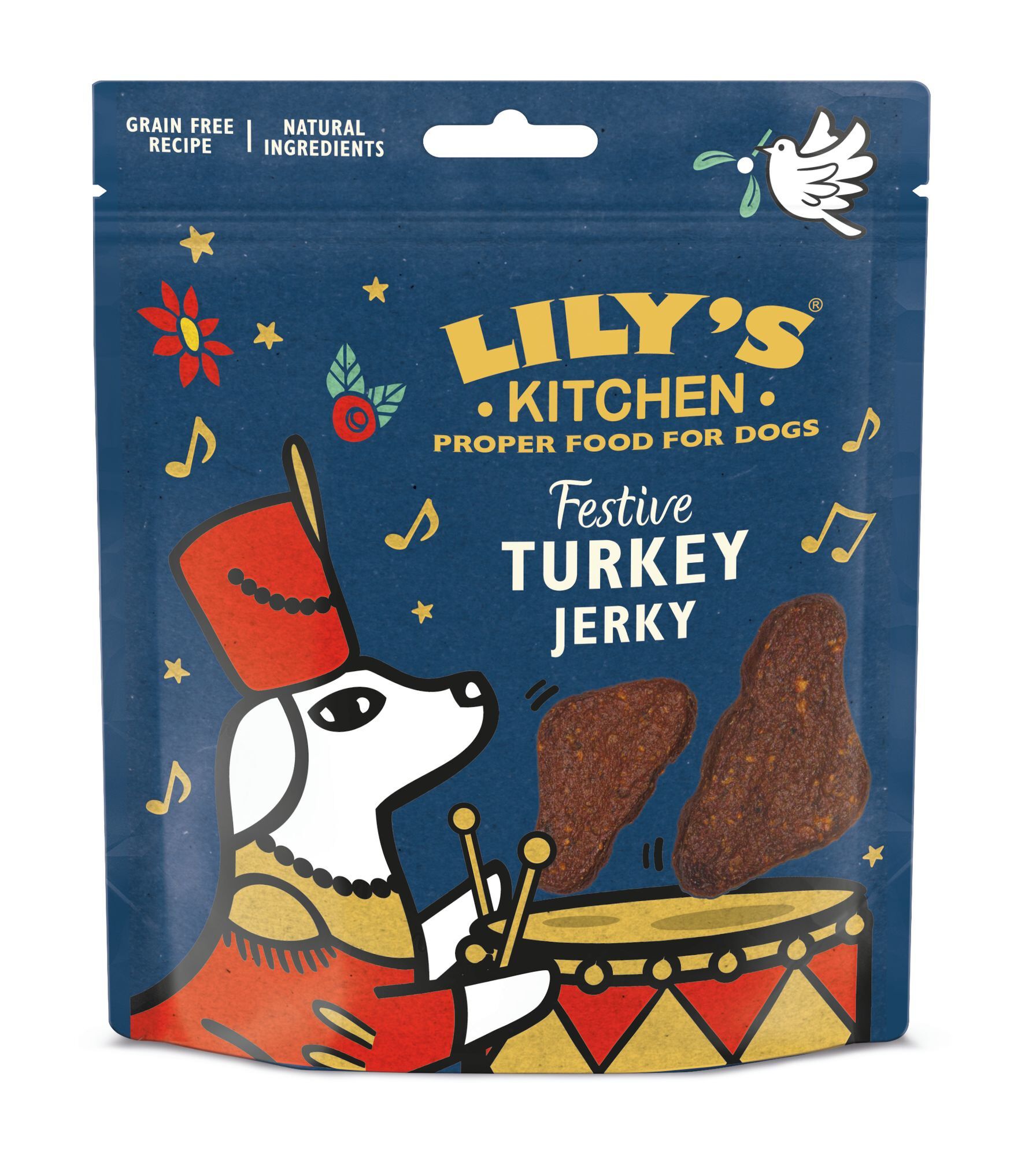 Lily's Kitchen - Friandises Festive Jerky &agrave; la Dinde pour Chien - 70g Image num&eacute;ro 1