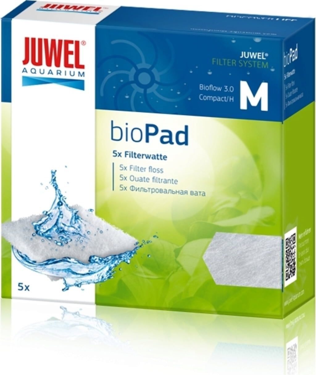 Juwel - Ouate Filtrante BioPad Compact M - x5 Image num&eacute;ro 1