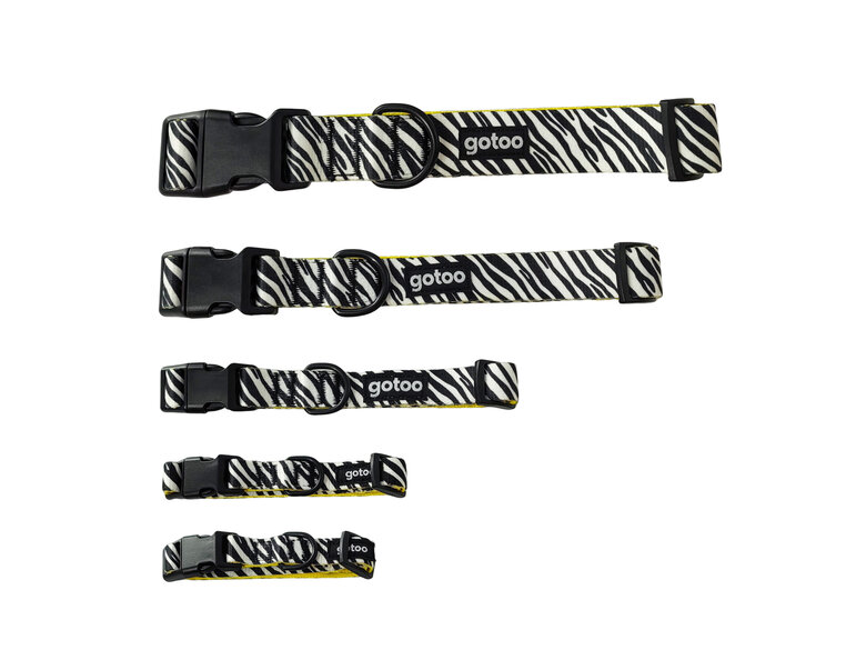 Gotoo - Collier Zèbre pour Chien - XS Image numéro 5 Gotoo - Collier Zèbre pour Chien - XS Image numéro 5