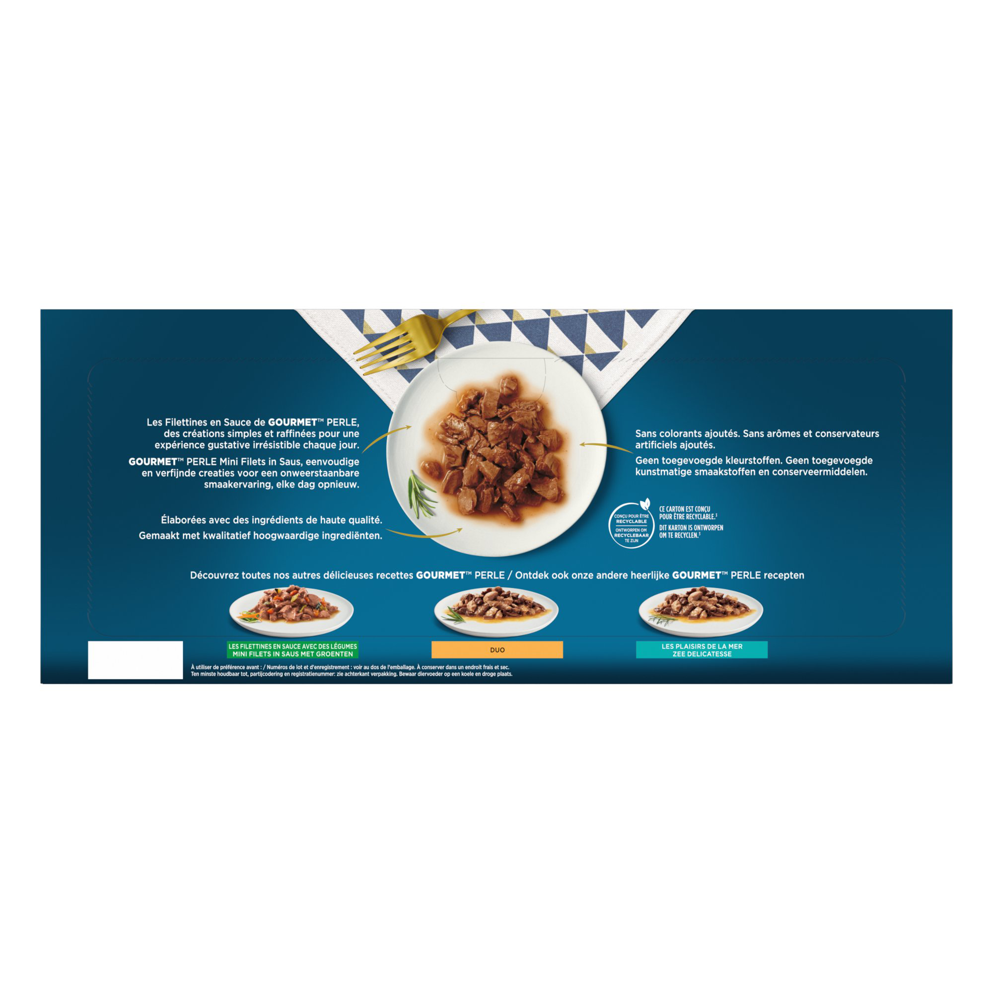 Gourmet - Sachets Fra&icirc;cheur Perle Les Filettines En Sauce Pour Chat Adulte - 40x85g Image num&eacute;ro 4