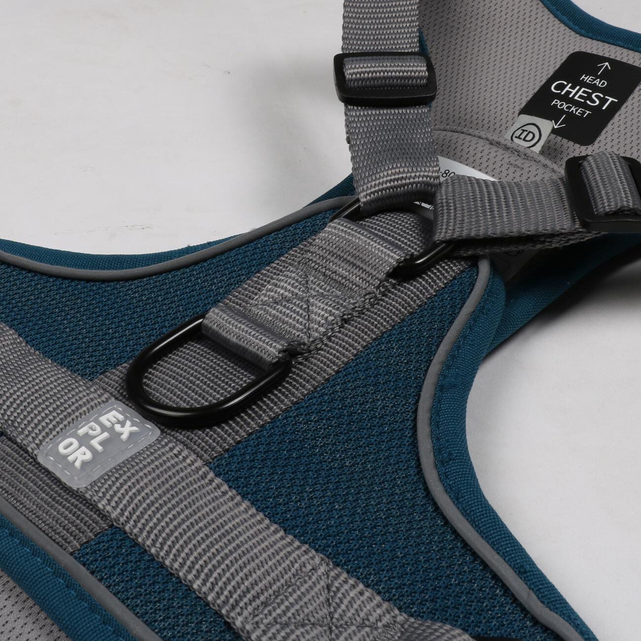 Duvoplus - Harnais Classic Ultimate Fit No-Pull XS Bleu P&eacute;trol pour Chiens - 20-40cm/37-45cm Image num&eacute;ro 4