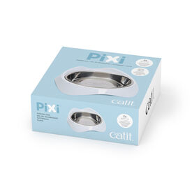 Catit - Bol de nourrissage Pixi Blanc pour Chat - 16,5cm