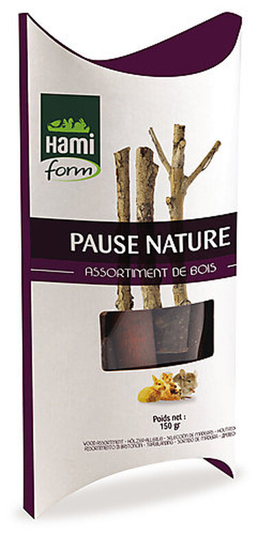 Hamiform - Pause Nature Assortiment de Bois pour Rongeur - 150g image number null