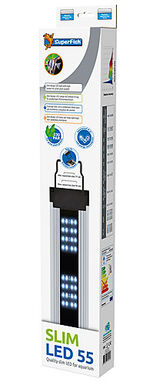 Superfish - Eclairage SLIM LED pour Aquarium - 55cm/34W