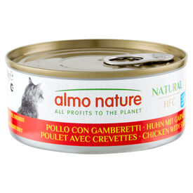 Almo Nature - Pâtée HFC Natural Poulet et Crevettes