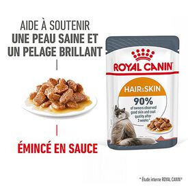 Royal Canin - Sachets Hair&Skin Sauce pour Chat - 12x85g