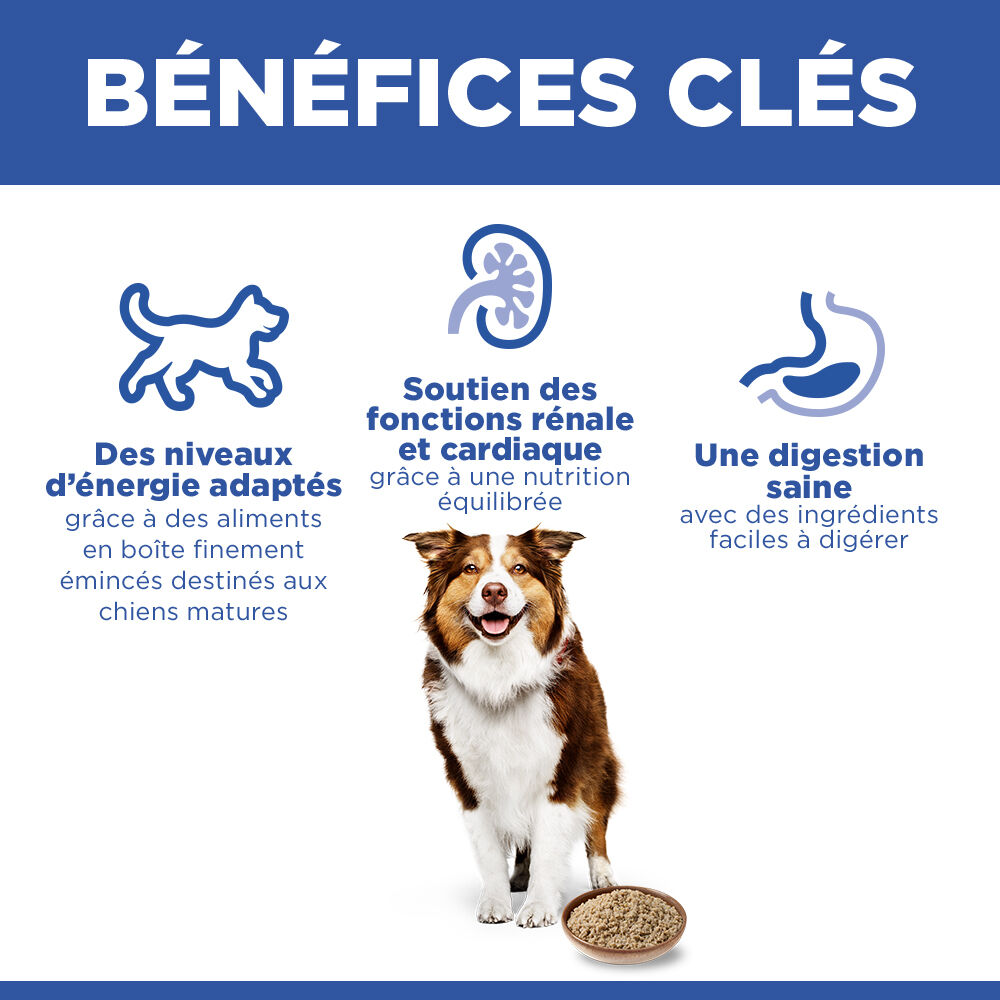 Hill's Science Plan - Mature Adult Bo&icirc;te pour Chien &Acirc;g&eacute; Poulet - 370 GR Image num&eacute;ro 8