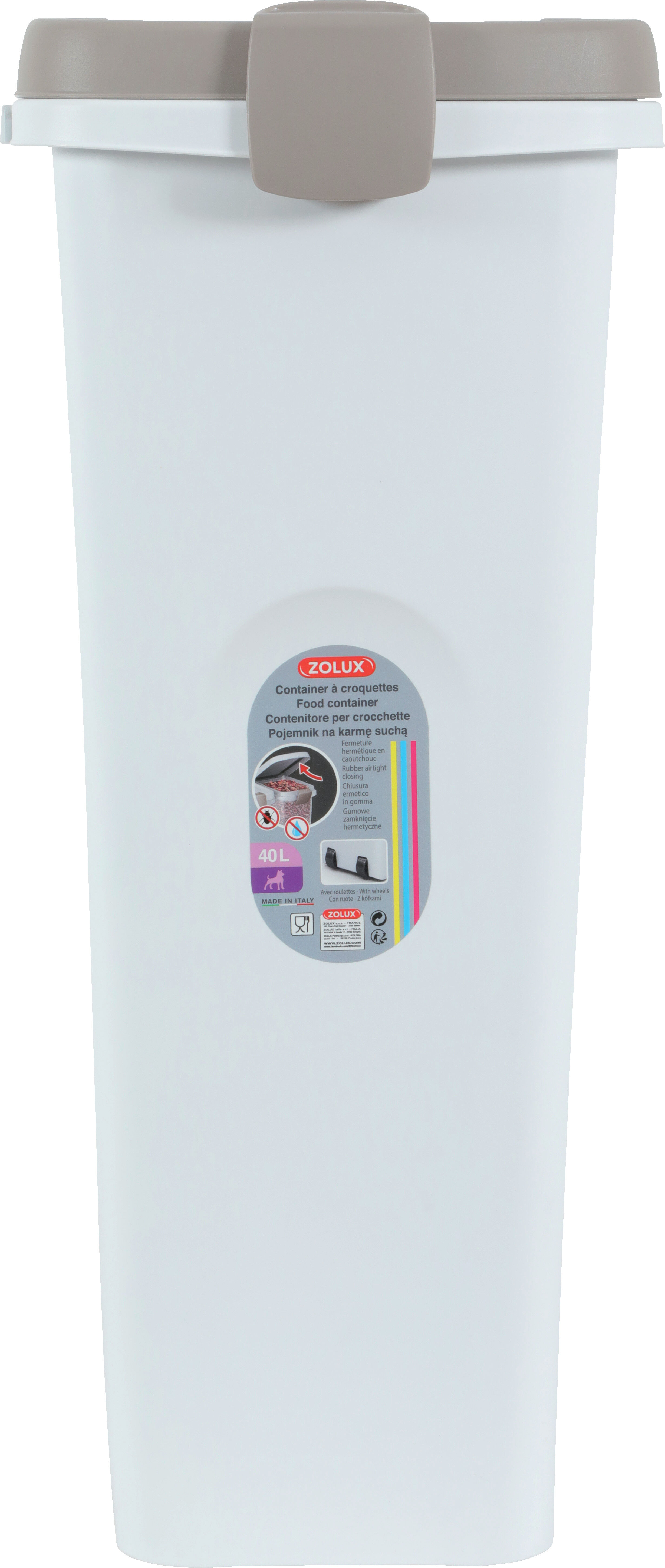 Zolux - Conteneur &agrave; Croquettes Herm&eacute;tique - 40L Image num&eacute;ro 1