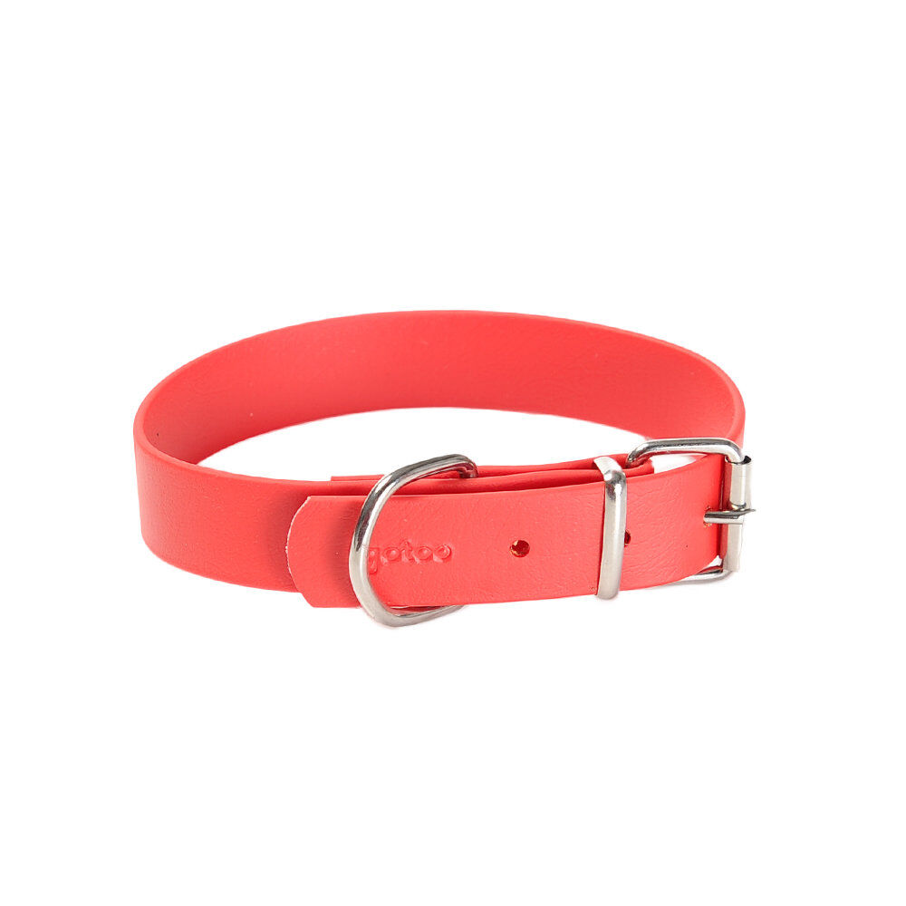 Gotoo - Collier Premium Biotane Rouge pour Chien - S Image num&eacute;ro 1