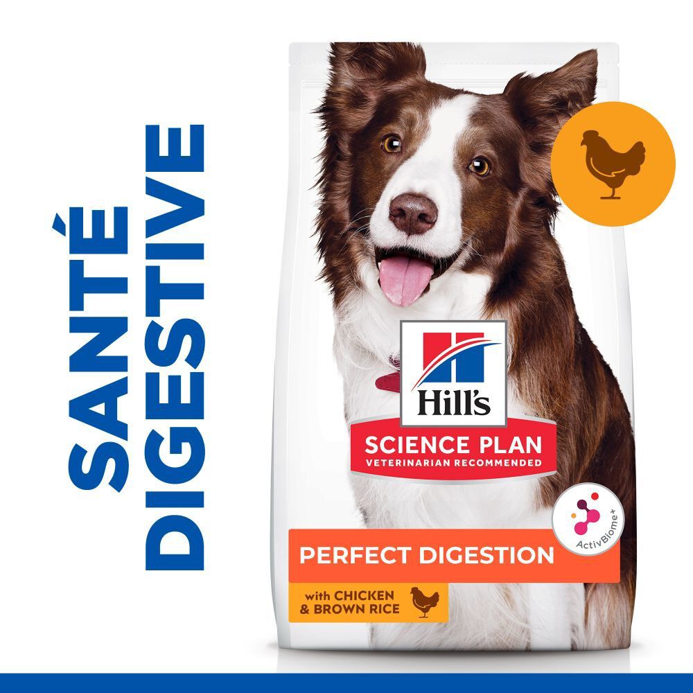 Hill's Science Plan - Perfect Digestion Medium Croquettes Pour Chien  -  2,5kg Image num&eacute;ro 5