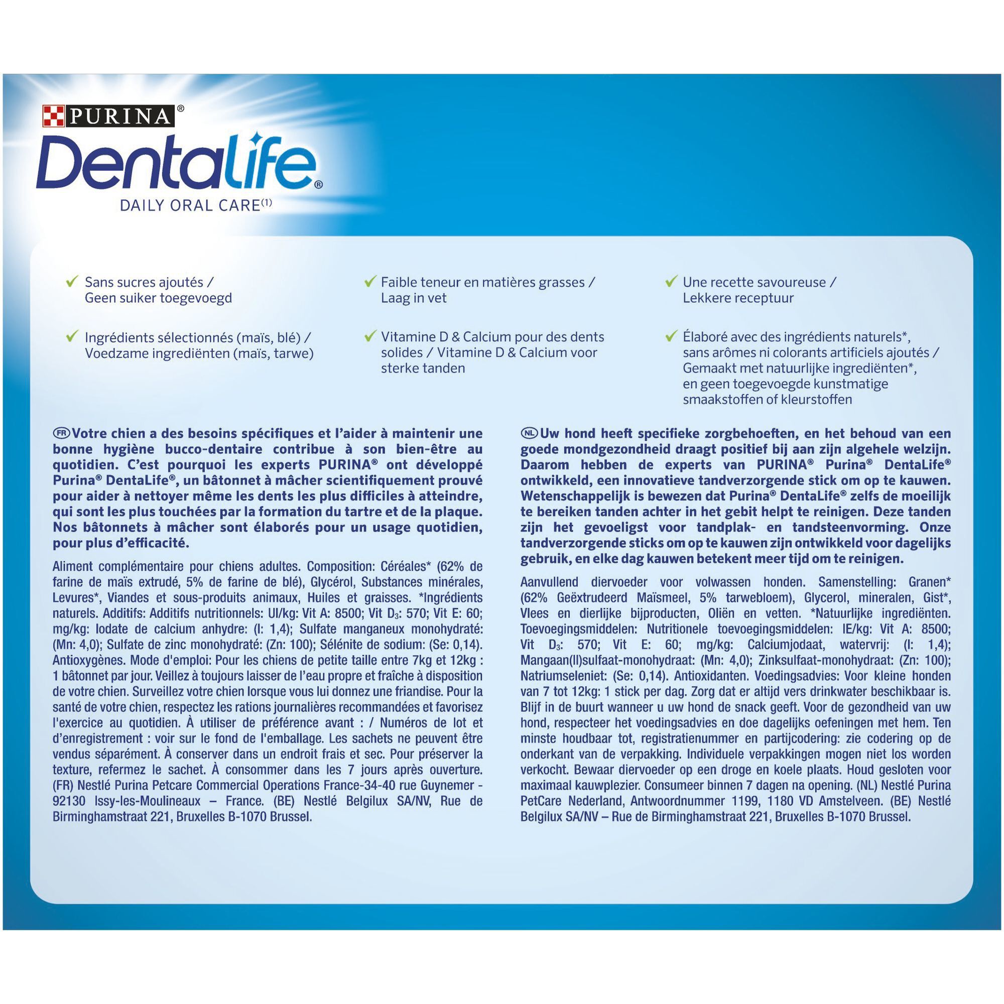 Dentalife - MultiPack B&acirc;tonnets &agrave; M&acirc;cher pour Petit Chien - 882g Image num&eacute;ro 4