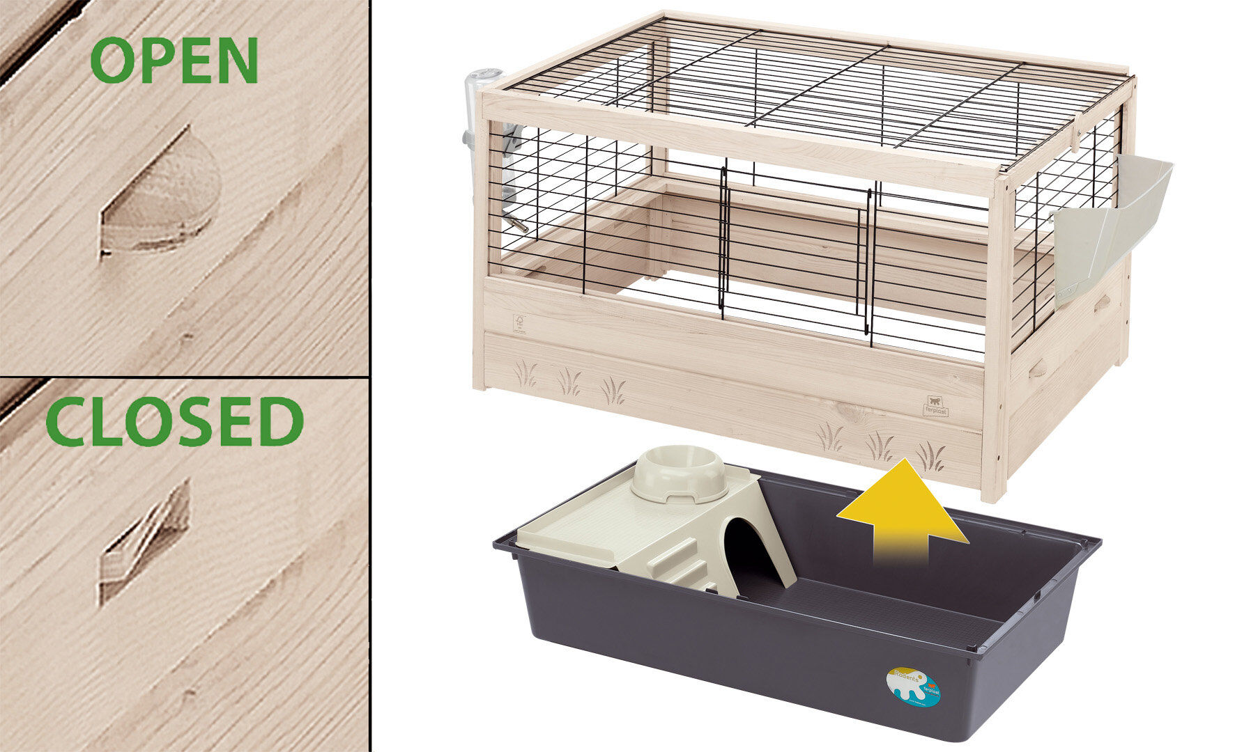 Ferplast - Cage Arena 80 pour Rongeurs Image num&eacute;ro 3