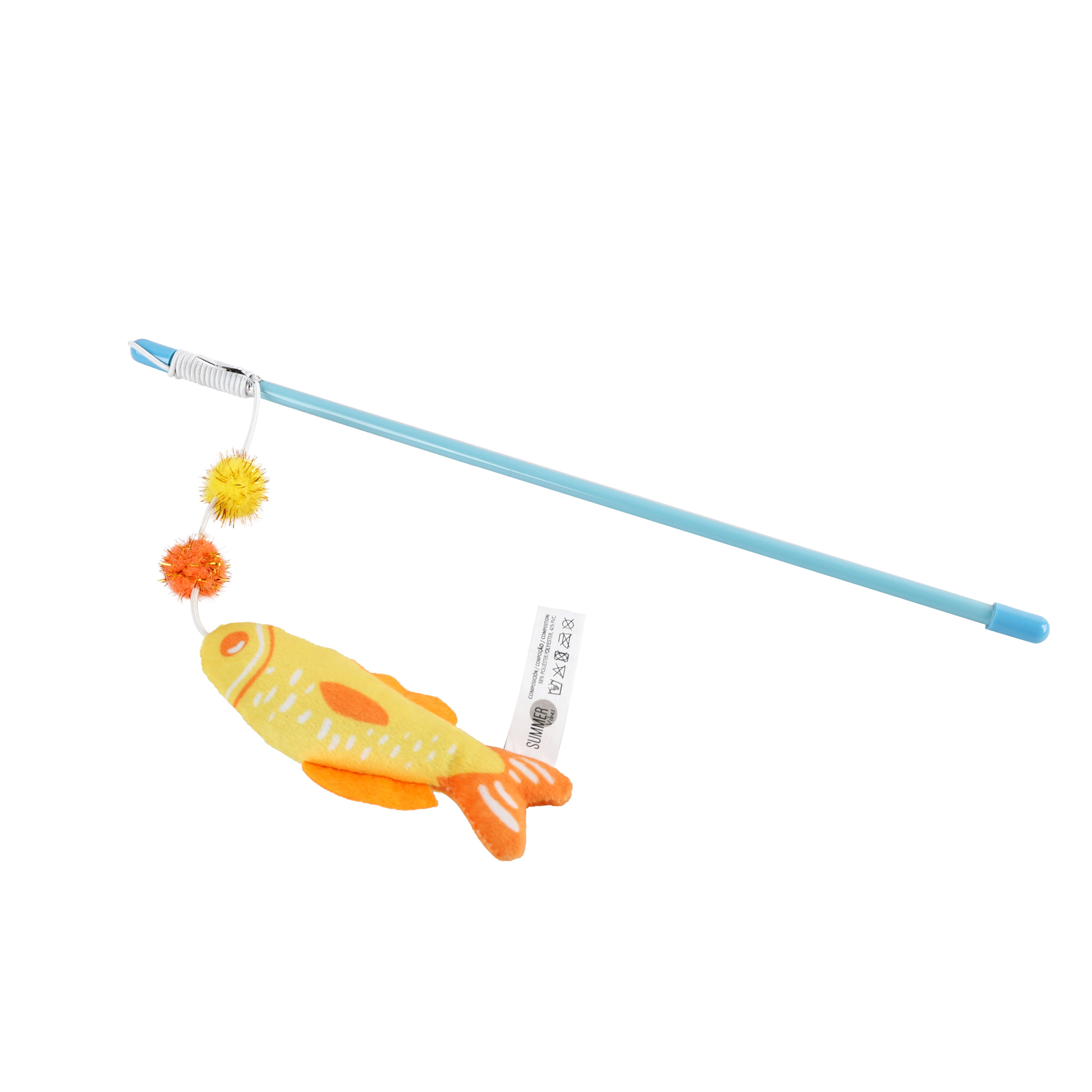 Summer Vibes - Canne &agrave; P&ecirc;che avec Poisson pour Chats - 30cm Image num&eacute;ro 2