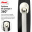 Flexi - Laisse New Confort Avec Sangle De 3m pour Chien Noir - XS 3m Indicateur image numéro 3