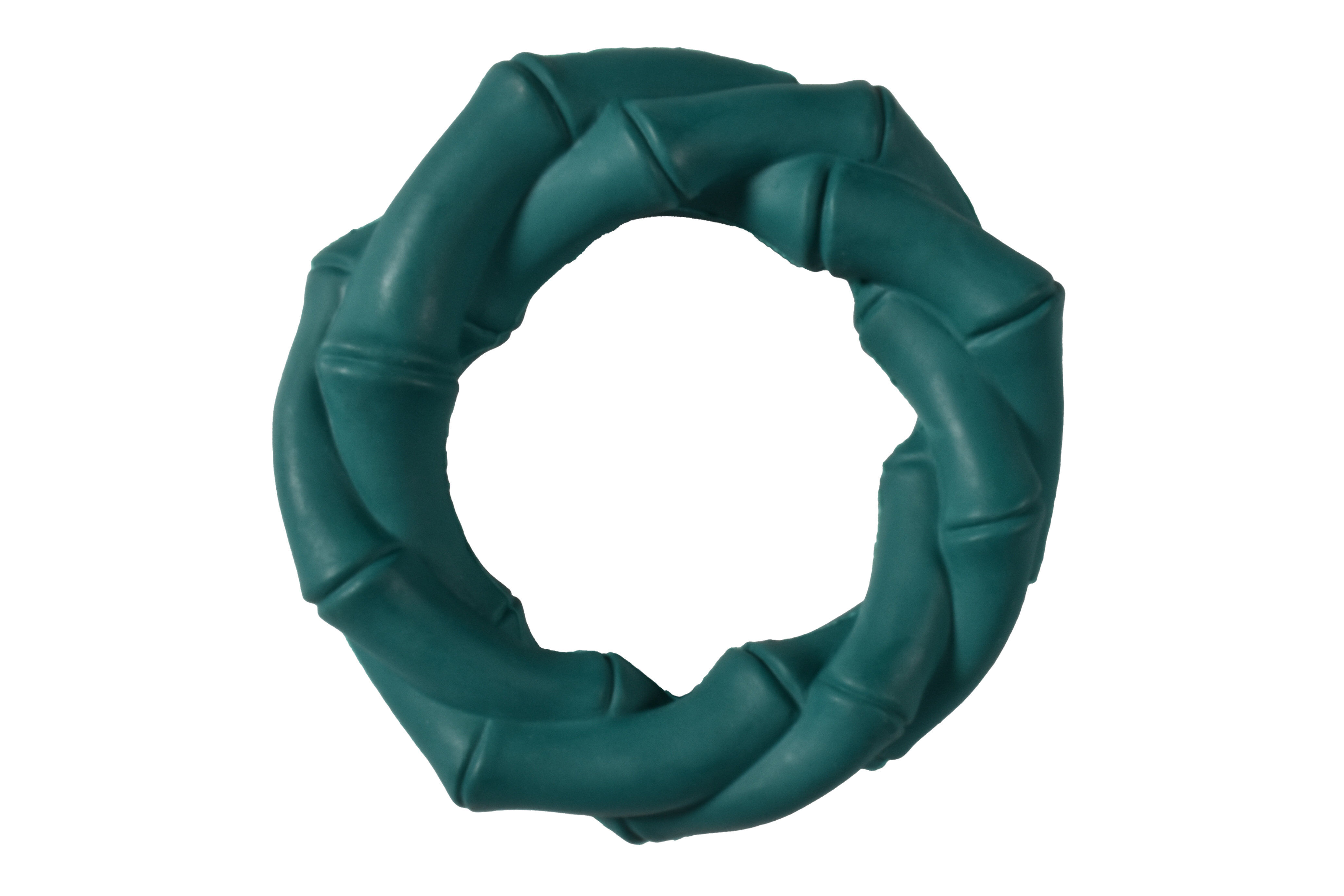 Bobby - Jouet Anneau Bambou Caoutchouc Vert pour Chiens Image num&eacute;ro 1