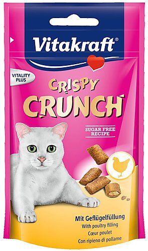 Vitakraft - Bouch&eacute;es Crispy Crunch au Poulet pour Chats - 60g Image num&eacute;ro 1
