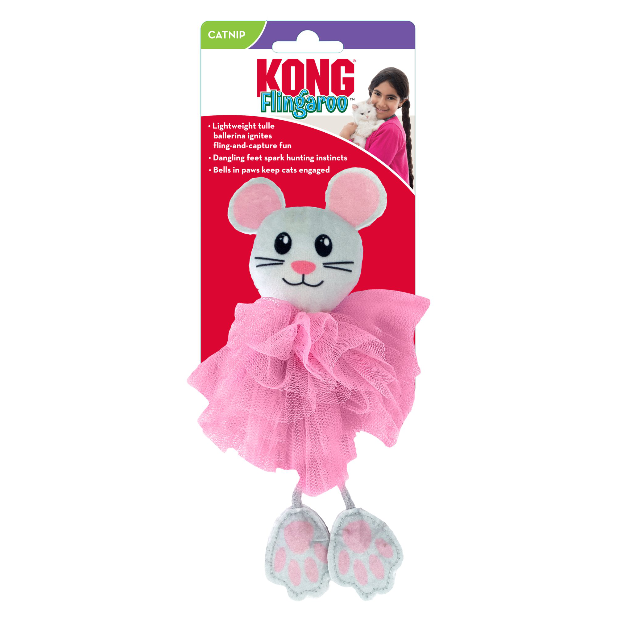 KONG - Jouet Flingaroo Tutu pour Chat Image num&eacute;ro 1