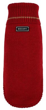 Wouapy - Pull Basic Rouge pour Chien