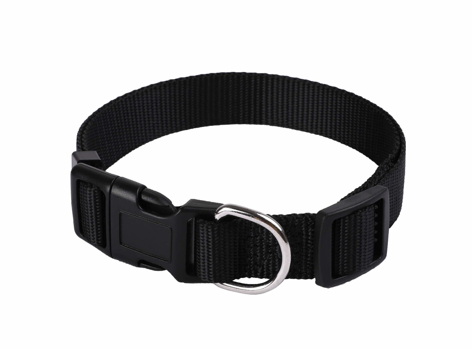 Animalis - Collier Basic Noir pour Chien - 25mm et 44/65cm Image num&eacute;ro 1