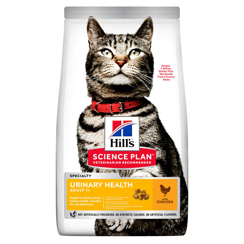 Hill's Science Plan - Adult Urinary Health Croquettes Pour Chat St&eacute;rilis&eacute; Au Poulet -  3kg Image num&eacute;ro 1