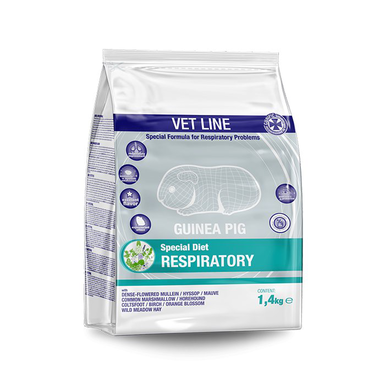 Cunipic - Aliment Vet Line Respiratory pour Cochons d'Inde - 14kg