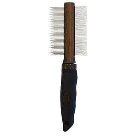 Croci - Peigne Double BARBERSHOP pour Chien et Chat - 21x6x2,5cm