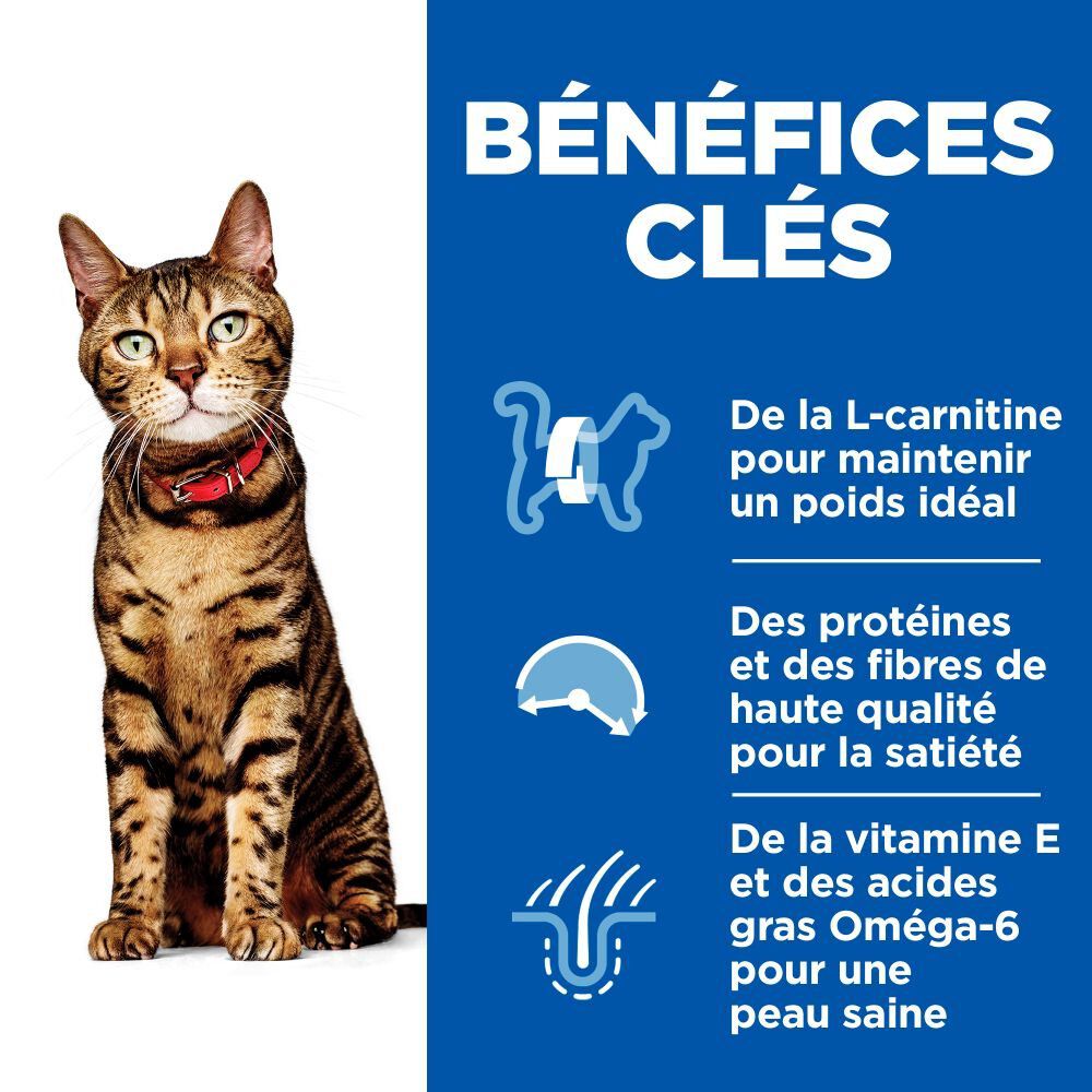 Hill's Science Plan - Adult Light Sachets Repas Pour Chat Poulet Et Poisson  - 12x85g Image num&eacute;ro 6