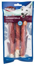 Trixie - Denta Fun Duck Chewing Rolls - 17cm 3 Pcs/140g
