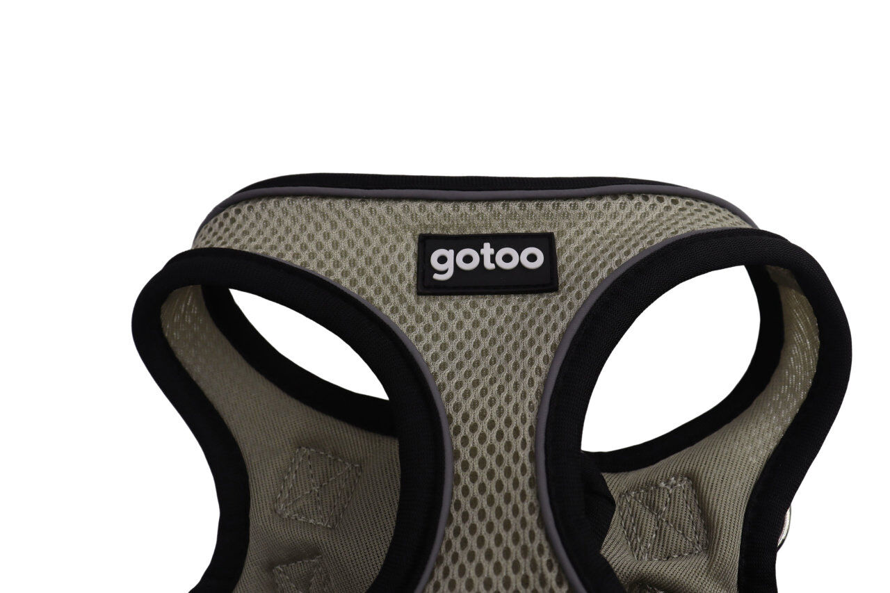 Gotoo - Harnais en Mesh Gris pour Chien - XS Image num&eacute;ro 5