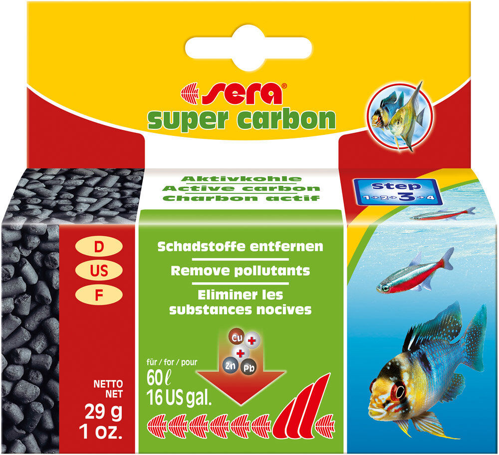 Sera - Charbon Actif Super Carbon - 29g Image num&eacute;ro 1