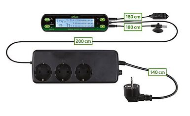 Trixie - Digital Termosta /Hygrostat pour Terrarium - 3x400W