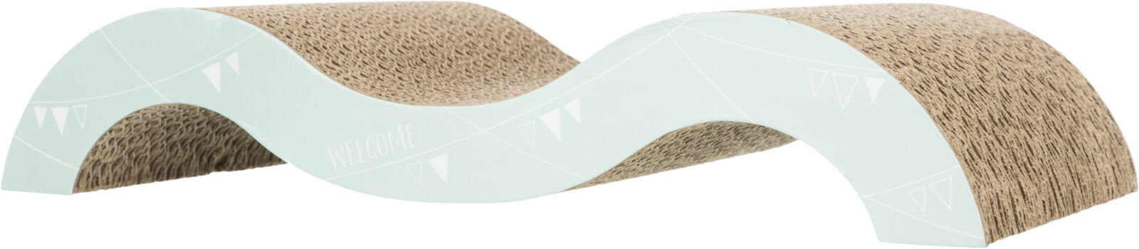 Trixie - Junior griffoir vague mauve/menthe - 38 x 7 x 18 cm Image num&eacute;ro 1