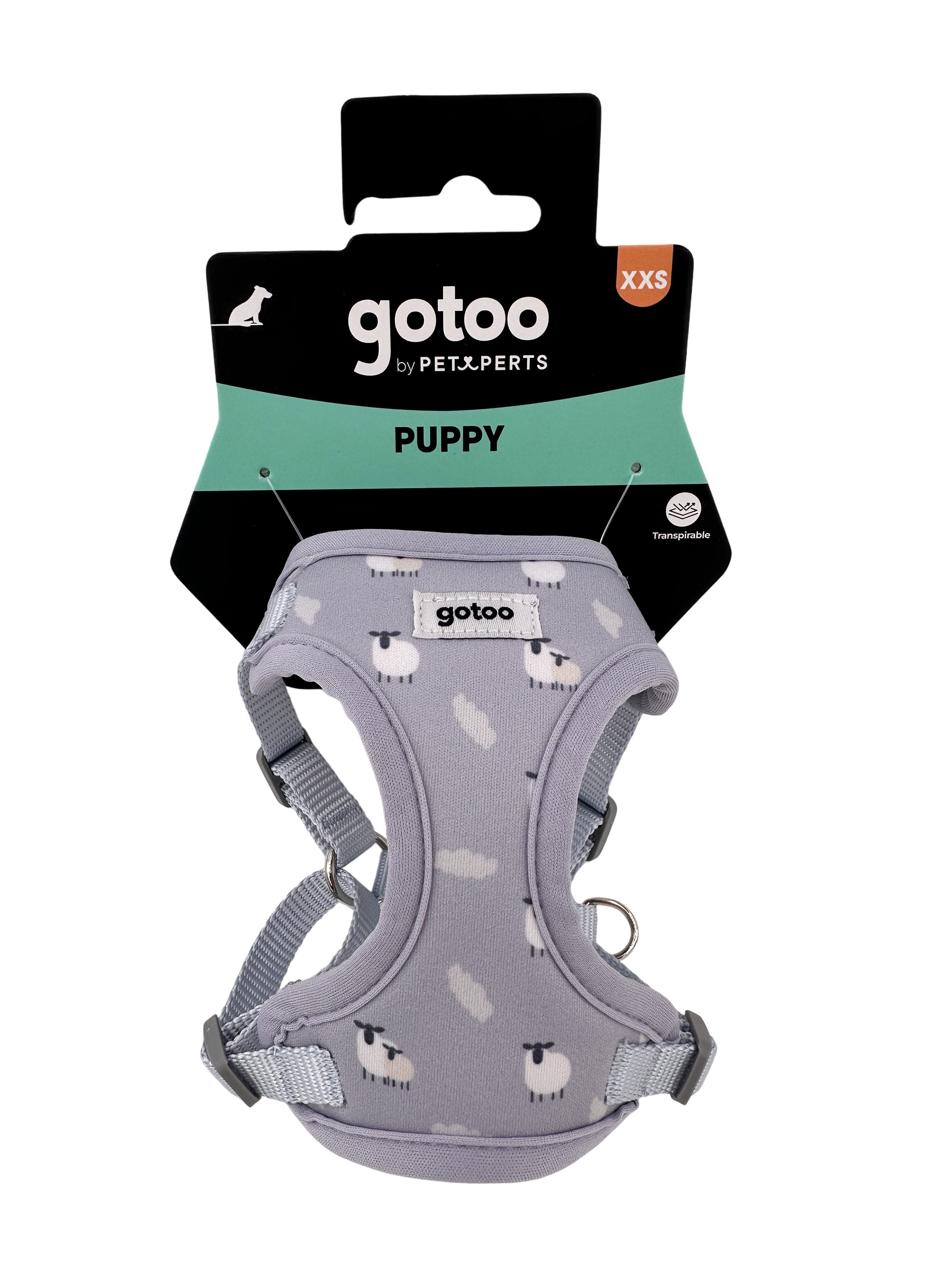 Gotoo- Harnais Mouton Gris pour Chiot - XXS Image num&eacute;ro 5