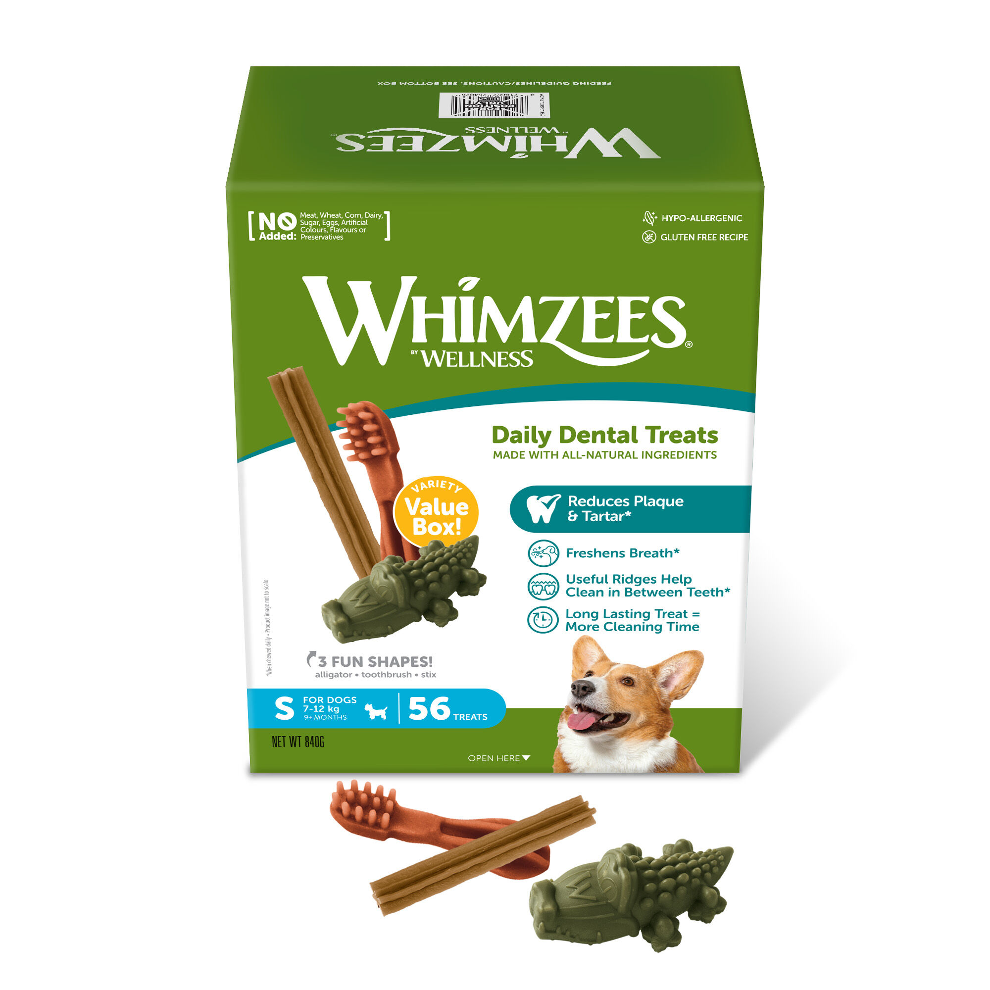 Whimzees - Friandises Daily Dental Treats Value Box pour Chiens - S Image num&eacute;ro 1