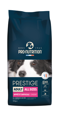 Pro Nutrition - Croquettes Prestige Adult All Sizes à l'Agneau pour Chien Difficiles Pour Chien