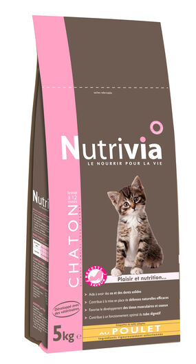 Nutrivia - Croquettes au Poulet pour Chaton image number null