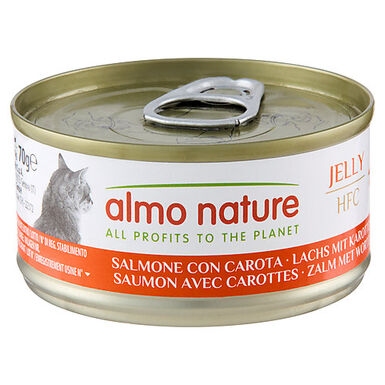 Almo Nature - Pâtée Hfc Jelly Saumon Avec Carotte - 70g