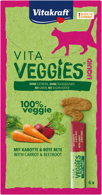 Vitakraft - Friandises Veggies Liquid chat carotte 6x15g
