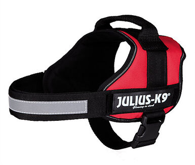 Julius-K9 - Harnais Power M de 66-85cm pour Chien - Rouge